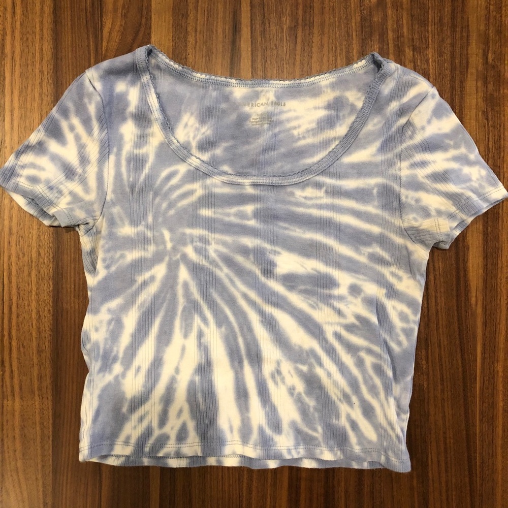 Tie dye, cropped shirt